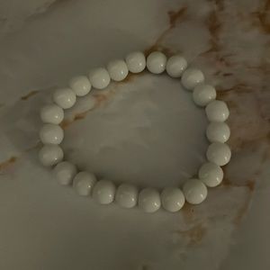 White bracelet